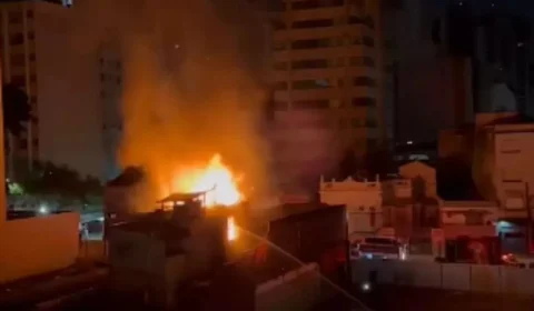 Idoso de 88 anos morre carbonizado em incêndio na região central de São Paulo