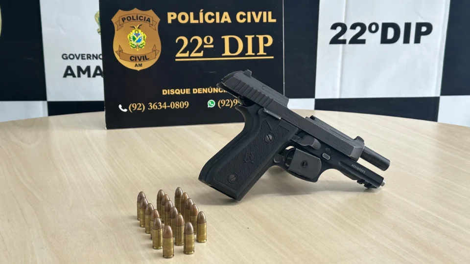 Vulgo ‘Sem Coração’ é preso com arma de fogo na avenida das Torres