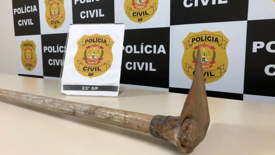 Homem briga com companheira e ataca enteado com golpes de enxada