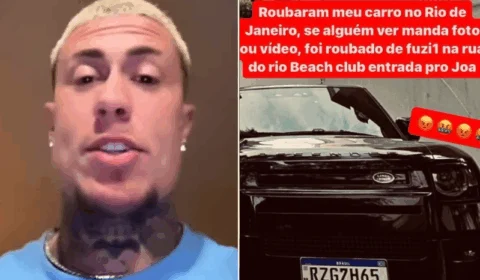 MC Daniel tem carro de R$ 700 mil roubado: “Vieram com fuzil na mão”