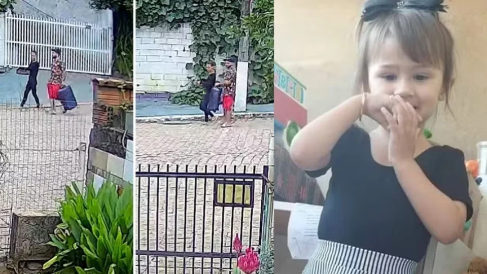 Câmeras flagram momento em que mãe e padrasto abandonam mala que carregou corpo de criança morta