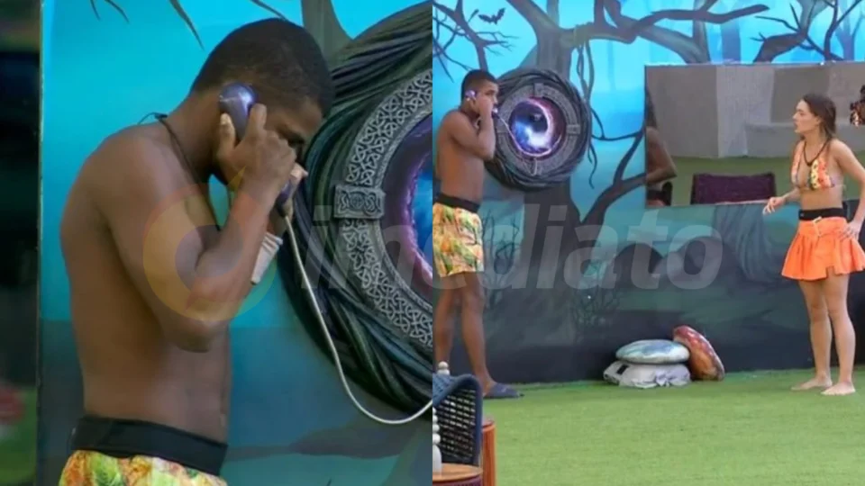 Davi atende o ‘Big Fone’ e vai direto para o paredão