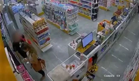 Veja Vídeo: influenciadora é flagrada furtando farmácias e vai em cana