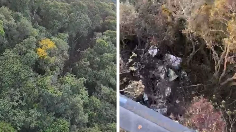 VEJA VÍDEO: avião desaparecido é encontrado em área de mata em Jundiaí