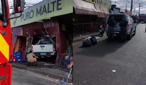 Caminhonete invade bar, mata mulher e deixa feridos no Cidade Nova