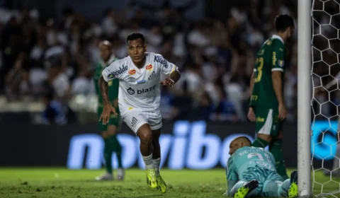 Otero decide, e Santos vence o Palmeiras na primeira partida da final do Paulistão 2024