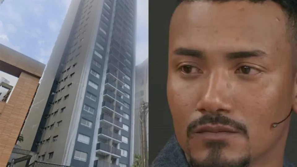 Homem que caiu 18m após morador cortar corda foi salvo por trava