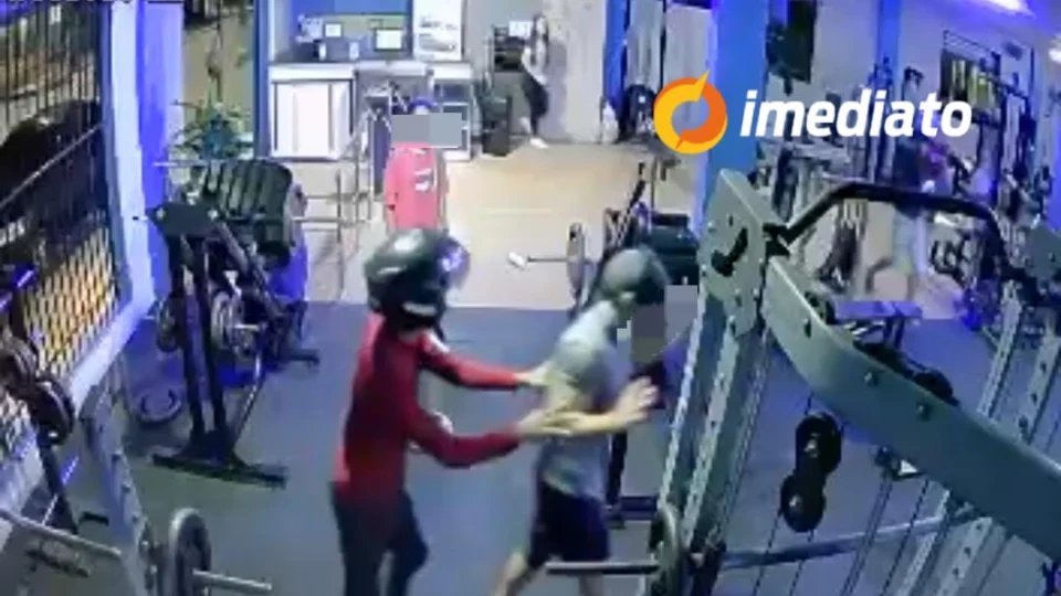 Veja Vídeos: bandidos invadem academia e assaltam pessoas na Cidade Nova