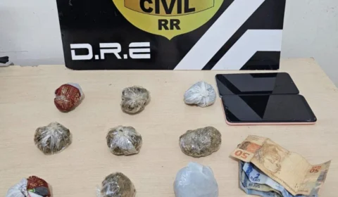 Polícia Civil realiza ações e prende quatro homens por tráfico de drogas em Roraima