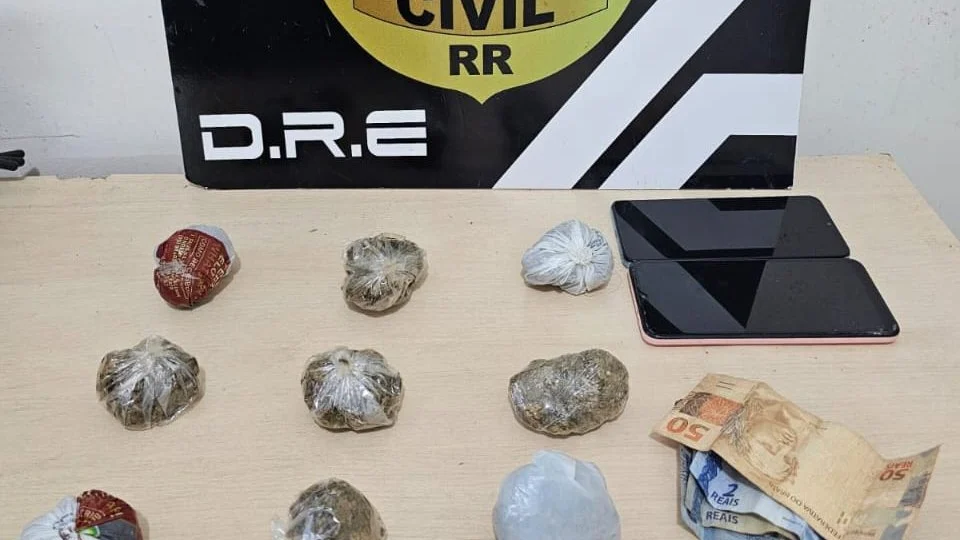 Polícia Civil realiza ações e prende quatro homens por tráfico de drogas em Roraima