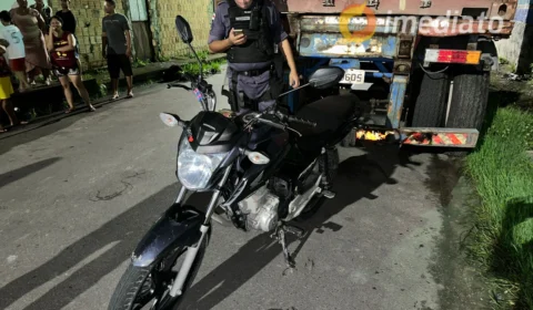 Em menos de 10 minutos, polícia militar recupera moto roubada na zona Leste de Manaus