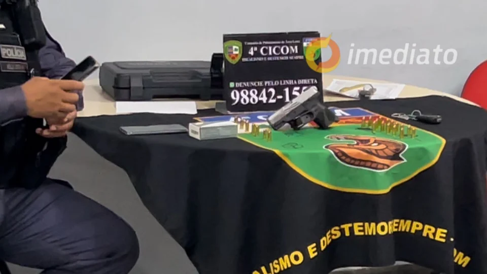 Homem é preso com arma de fogo no bairro Grande Vitória