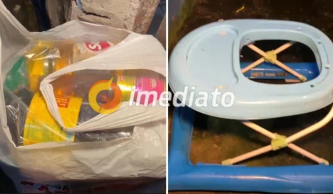 PM atende ocorrência de abandono, e encontra mãe em situação precária com os três filhos