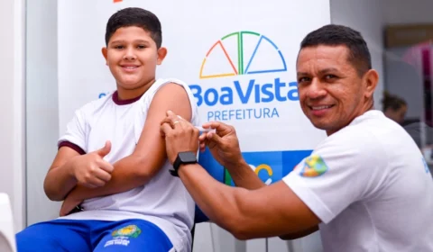 Boa Vista inicia vacinação contra a dengue para crianças de 10 e 11 anos
