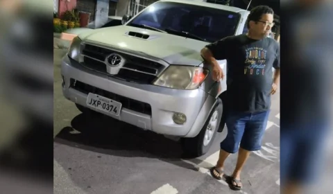 Familiares buscam por homem que atropelou senhora de 75 anos e não prestou socorro