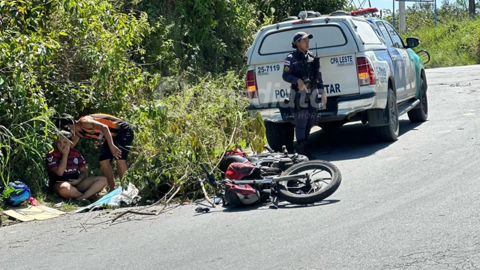VÍDEO: Homem morre em acidente de moto na Estrada do Puraquequara