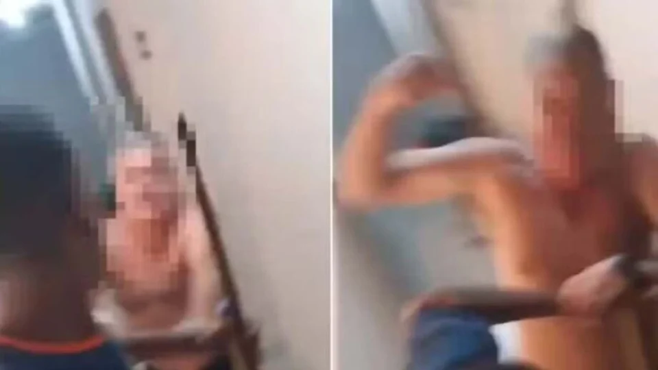 VEJA VÍDEO: faxineiro é agredido com socos por morador de prédio