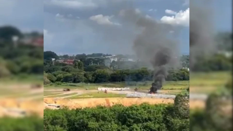 Avião da PF cai no aeroporto da Pampulha e deixa dois agentes mortos