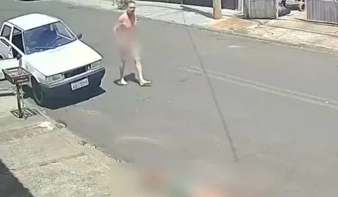 Adolescente que viu pai ser morto por homem pelado relata briga antes do crime