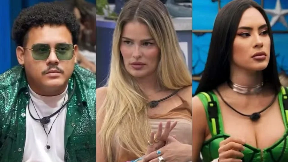 ‘BBB 24’: Isabelle, Lucas Henrique e Yasmin estão no paredão