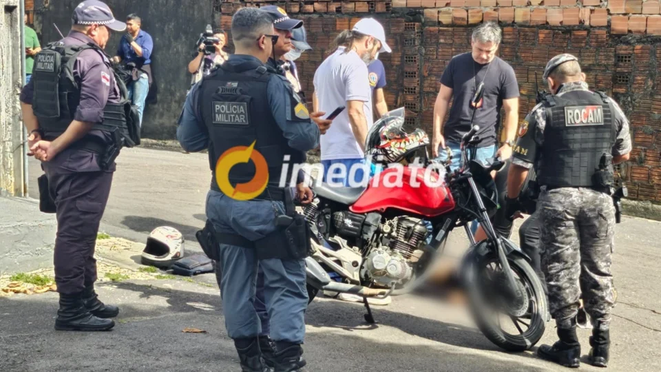 URGENTE| Motociclista por aplicativo é morto a tiros no Conjunto Tocantins