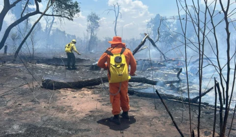 Incêndio no bairro Caçari compromete qualidade do ar na capital Boa Vista