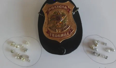 Dupla é presa com 25 pedras de diamantes que seriam comercializadas em Rondônia