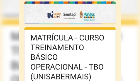 Semtepi abre 2 mil vagas para curso de Treinamento Básico Operacional em Manaus