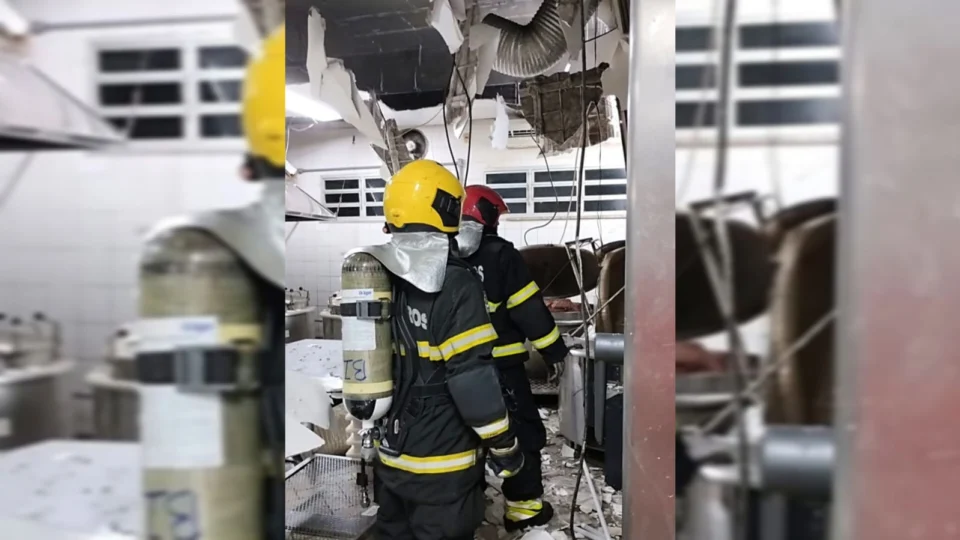 Trabalhador sofre queimaduras de 1º grau após panela de pressão industrial explodir em Manaus