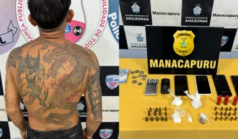 Vulgo ‘Velhinho’ é preso por receptação, tráfico de drogas e posse ilegal de munição no AM