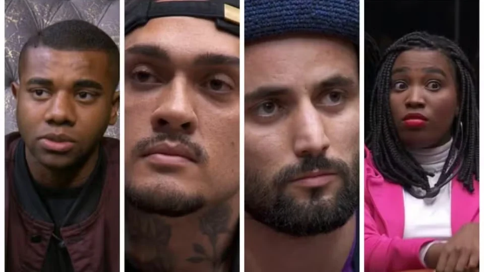 BBB24: Davi, MC Bin Laden, Matteus e Leidy Elin estão no 14º Paredão