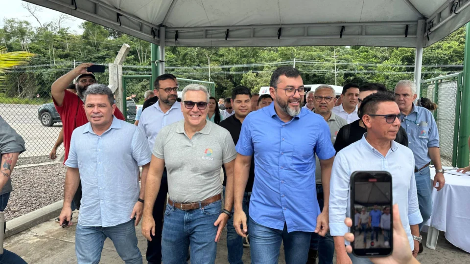 Wilson Lima e Eneva lançam obras do Complexo do Azulão 950, em Silves