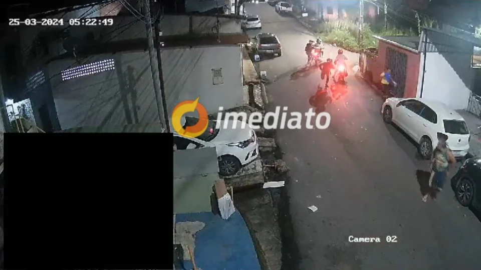 Moradores gritam por socorro ao serem vítimas de tentativa de assalto em Manaus
