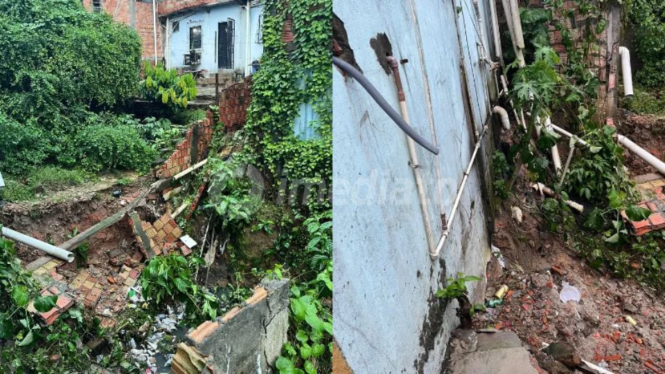 Moradores do bairro Redenção clamam por ajuda após chuva causar estragos