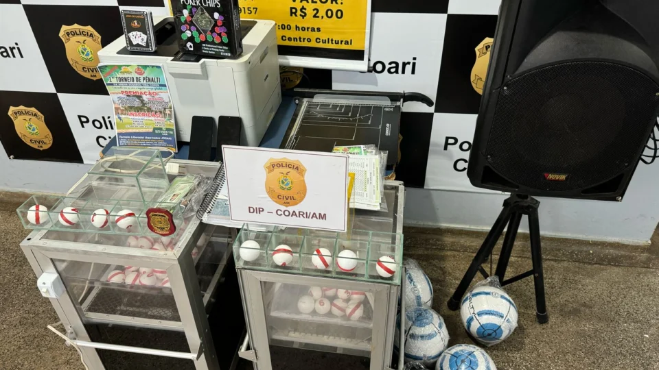 Polícia prende donos de loteria clandestina no AM