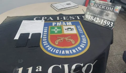 Perseguição policial termina em prisão e acidente em Manaus