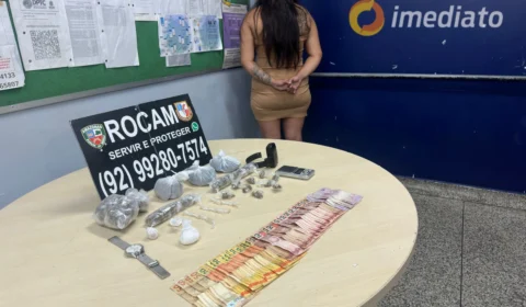 Mulher é presa com grande quantidade de drogas dentro de residência no bairro Redenção