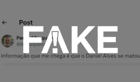 É #FAKE mensagem que diz que Daniel Alves morreu na prisão