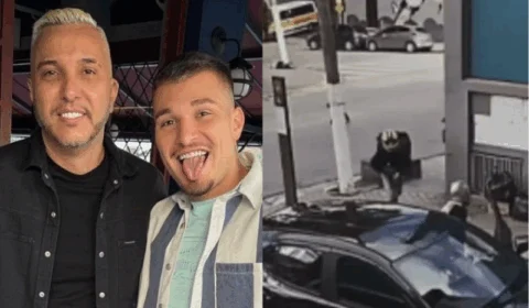 VEJA VÍDEO: pai de MC Gui tem carro roubado em assalto à mão armada