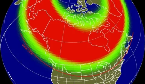 Tempestade Solar atinge a Terra neste momento