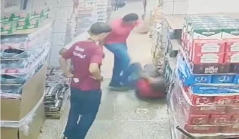 Mercado afasta segurança que espancou suspeito de furtar carne