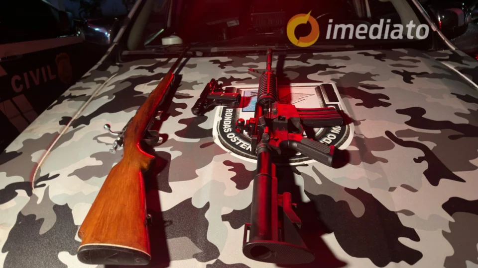 Rocam prende quadrilha e apreende três armas no bairro João Paulo