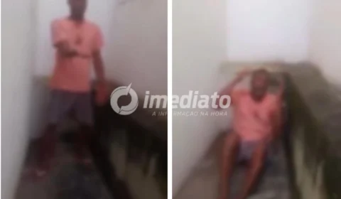 Valentão cai nas mãos do “tribunal do crime” após agredir esposa