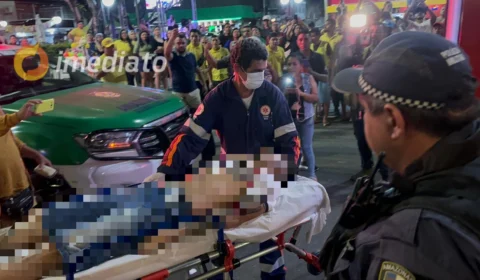 Homem é metralhado na praça do Eldorado no meio da multidão