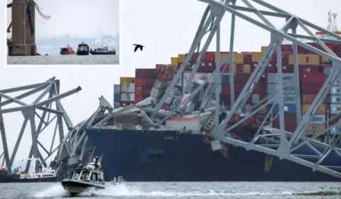 FBI deve investigar a tripulação envolvida na colisão do navio que derrubou ponte nos EUA