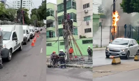 Urubu causa curto-circuito em rede elétrica e deixa Adrianópolis sem energia e internet