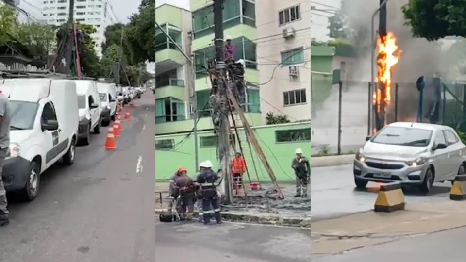 Urubu causa curto-circuito em rede elétrica e deixa Adrianópolis sem energia e internet
