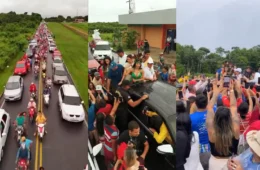 Isabelle é recebida em Parintins com carreata e festa pelos bois Garantido e Caprichoso