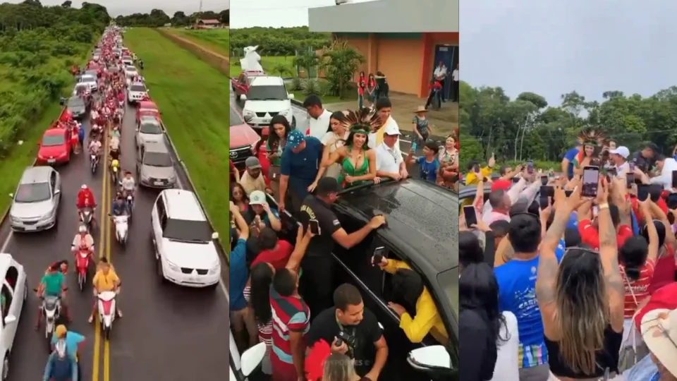 Isabelle é recebida em Parintins com carreata e festa pelos bois Garantido e Caprichoso