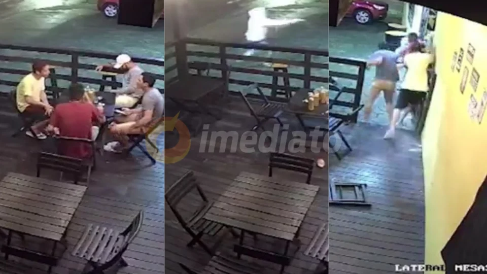 Vídeo: jovem é executado e amigos ficam feridos durante ataque em bar, em Santa Catarina